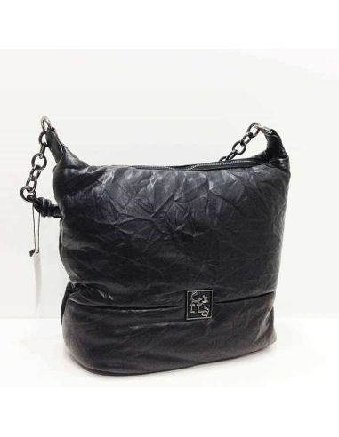 Bolso Hobo de Caminatta Dalmata en Negro