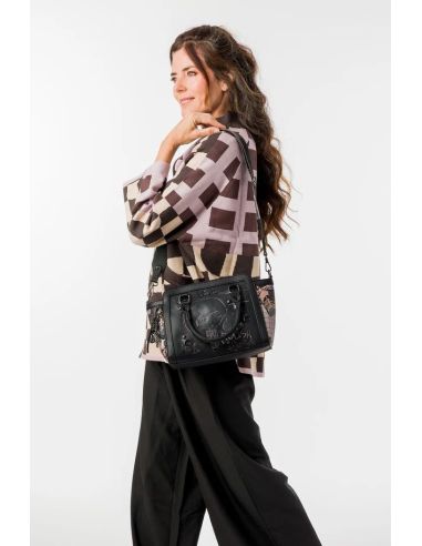 Bolso Bowling Mujer Anekke Iron con Asas y Bandolera
