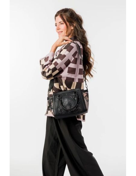 Bolso Bowling Mujer Anekke Iron con Asas y Bandolera