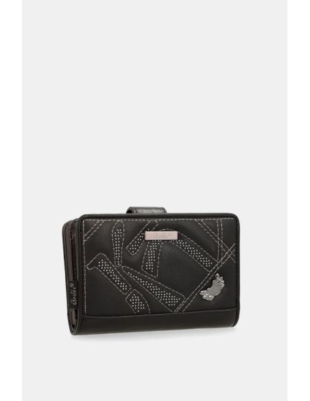 Monedero Billetera RFID Mediano Mujer Anekke Iron | FW26