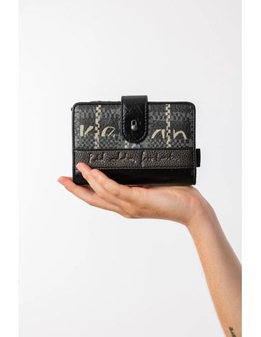 Monedero Billetera RFID Mediano Mujer Anekke Iron | FW26