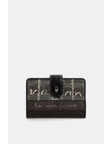 Monedero Billetera RFID Mediano Mujer Anekke Iron | FW26