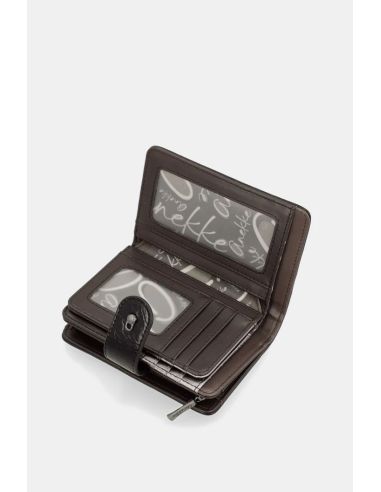Monedero Billetera RFID Mediano Mujer Anekke Iron | FW26