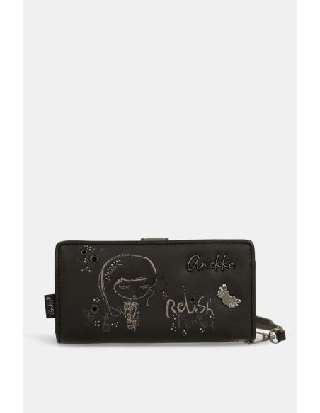 Monedero Billetera Grande RFID Mujer Anekke Iron | FW26