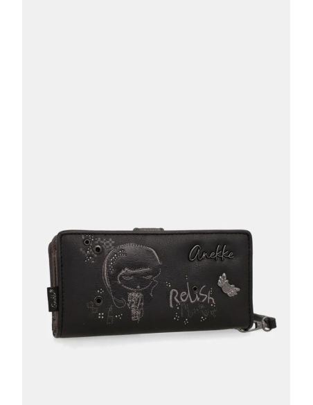 Monedero Billetera Grande RFID Mujer Anekke Iron | FW26