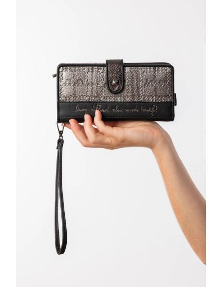 Monedero Billetera Grande RFID Mujer Anekke Iron | FW26