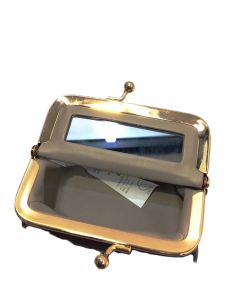 Monedero Boquilla Caramelo de Piel con Espejo Interior 2