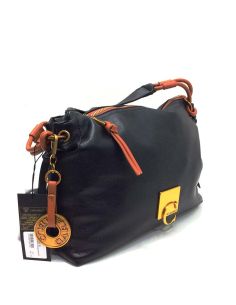 Bolso Bandolera Caramelo Popea Negro | Piel Sintética 2