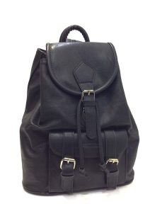 Mochila Mujer Matties Casual Sport Negra | Piel Sintética