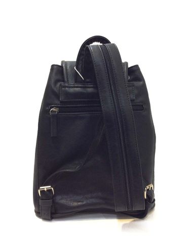 Mochila Mujer Matties Casual Sport Negra | Piel Sintética