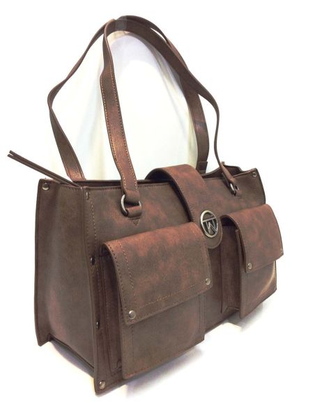 Shopper Mujer Matties Riaza | Piel Sintética con Bolsillos