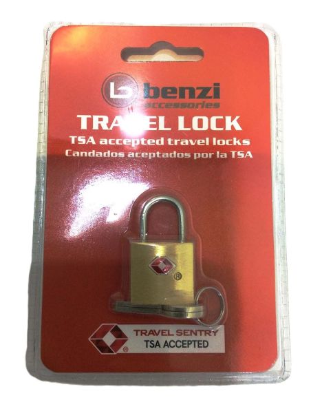 Candado TSA con Llaves para Maletas Benzi