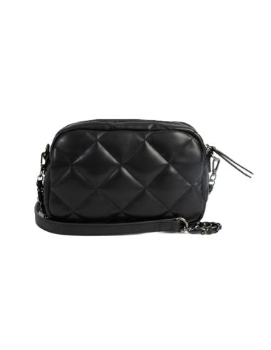 Bolso Tipo Chanel Matties Negro | Piel Sintética Suave