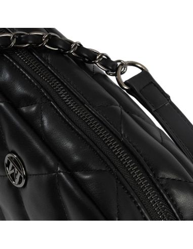 Bolso Tipo Chanel Matties Negro | Piel Sintética Suave
