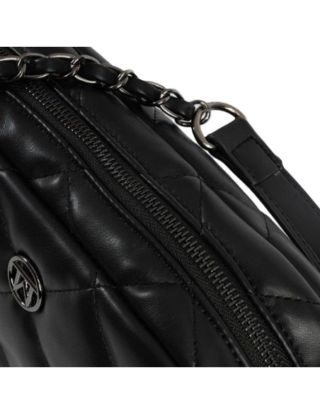 Bolso Tipo Chanel Matties Negro | Piel Sintética Suave