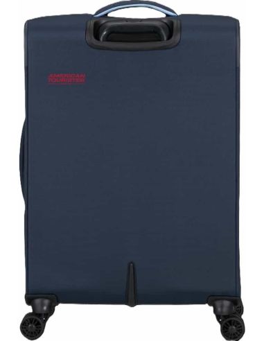 Maleta mediana American Tourister Cloudrider sky Navy con refuerzo trasero