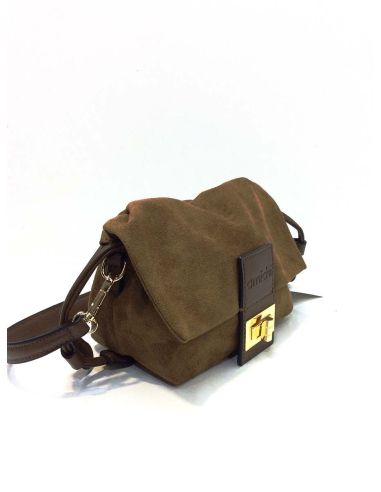 Mini bandolera de Amichi en Piel serraje Sintético