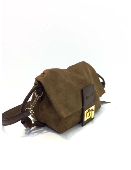 Mini bandolera de Amichi en Piel serraje Sintético