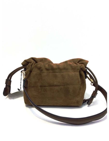 Mini bandolera de Amichi en Piel serraje Sintético