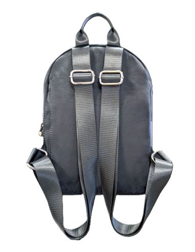 Mochila de Nylon Mujer Javier Larrainzar | Negra y Camel