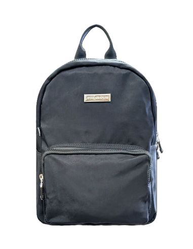 Mochila de Nylon Mujer Javier Larrainzar | Negra y Camel