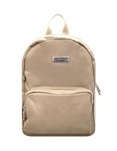 Mochila de Nylon Mujer Javier Larrainzar | Negra y Camel 2
