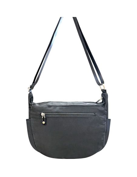 Bolso Bandolera Nylon Mujer Javier Larrainzar | Negro y Camel