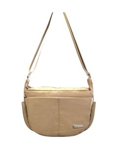 Bolso Bandolera Nylon Mujer Javier Larrainzar | Negro y Camel 2