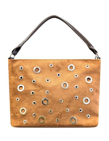 Bolso Bandolera Javier Larrainzar doble diseño | Cuero y Marrón