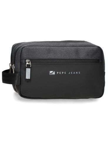 Neceser de viaje Pepe Jeans Jarvis Negro y Gris – Práctico y elegante