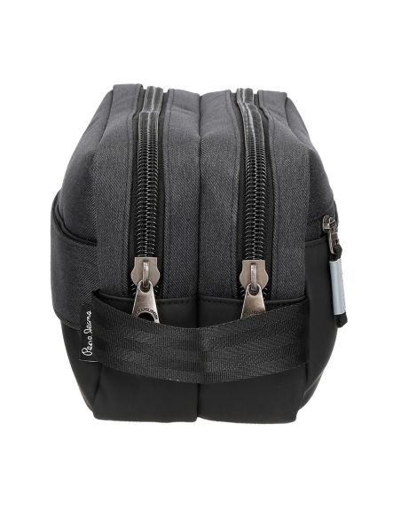 Neceser de viaje Pepe Jeans Jarvis Negro y Gris – Práctico y elegante