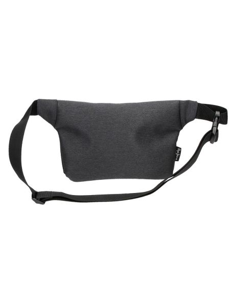 Riñonera plana Pepe Jeans Jarvis Negra y Gris – Diseño resistente al agua y elegante