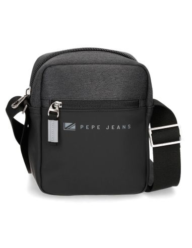 Bolso para hombre Pepe Jeans Jarvis Pequeño Negro y Gris
