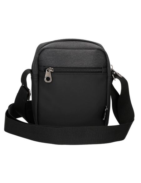 Bolso para hombre Pepe Jeans Jarvis Pequeño Negro y Gris