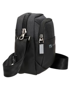 Bolso Pequeño Pepe Jeans Jarvis Negro y Gris 2
