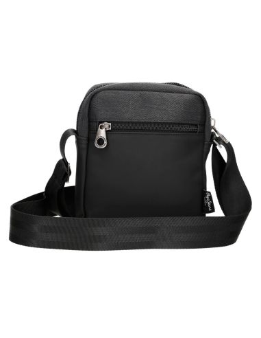 Bolso Pequeño Pepe Jeans Jarvis Negro y Gris
