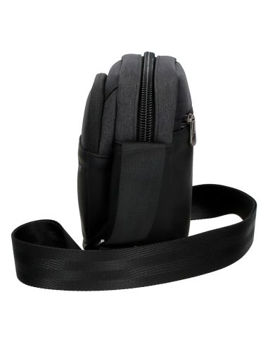 Bolso Pequeño Pepe Jeans Jarvis Negro y Gris