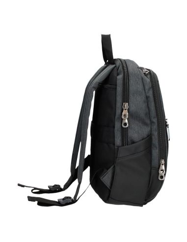 Mochila Hombre Pepe Jeans Jarvis Tablet Negra Gris