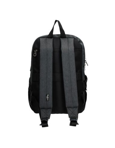 Mochila Hombre Pepe Jeans Jarvis Tablet Negra Gris