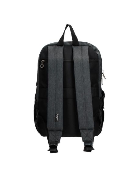 Mochila Hombre Pepe Jeans Jarvis Tablet Negra Gris
