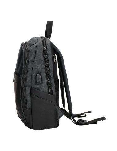 Mochila Hombre Pepe Jeans Jarvis Tablet Negra Gris