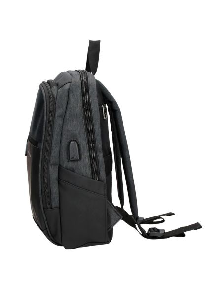 Mochila Hombre Pepe Jeans Jarvis Tablet Negra Gris
