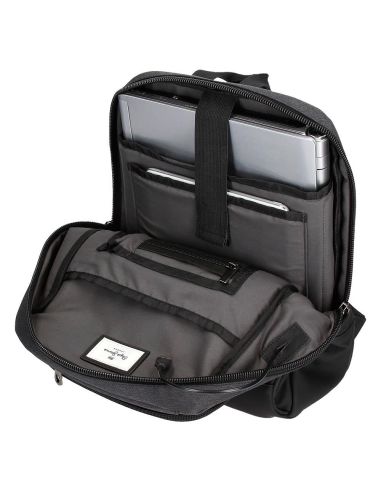 Mochila Hombre Pepe Jeans Jarvis Tablet Negra Gris