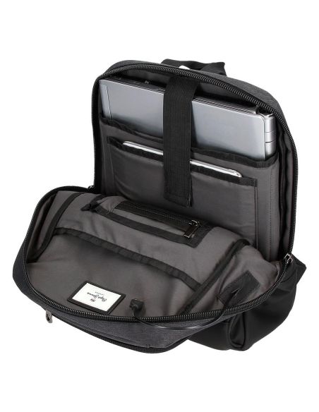 Mochila Hombre Pepe Jeans Jarvis Tablet Negra Gris