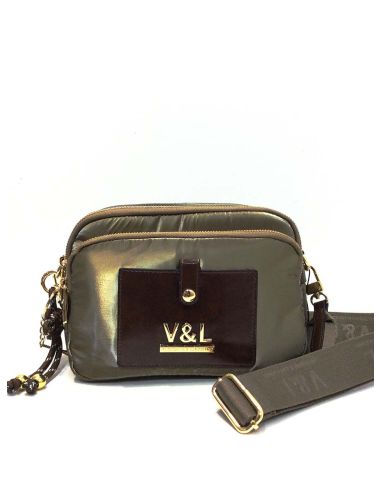 Bolso Bandolera Cedro Victorio & Lucchino | Marrón Metalizado