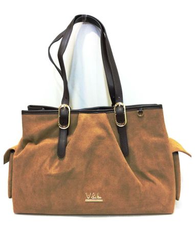 Bolso Shopper Nogal Cuero | Victorio & Lucchino