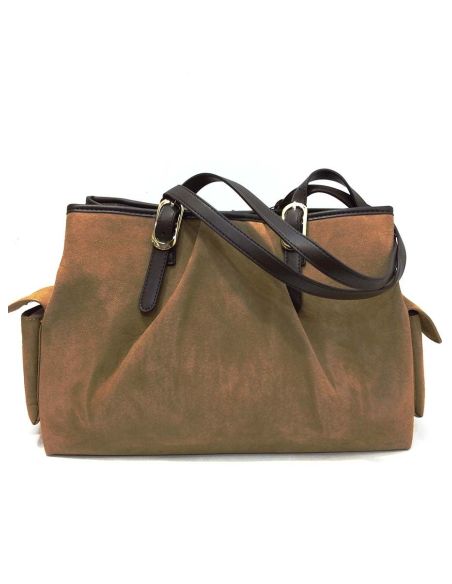 Bolso Shopper Nogal Cuero | Victorio & Lucchino