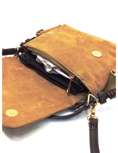Bolso Bandolera Victorio & Lucchino Nogal Cuero