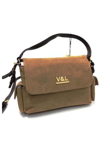 Bolso Bandolera Victorio & Lucchino Nogal Cuero