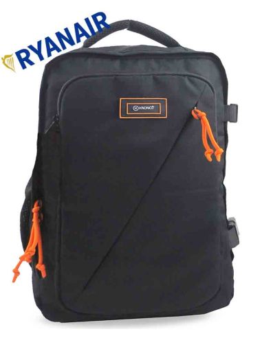 Mochila para Ryanair 40x20x25 Negra kronos Helsinki